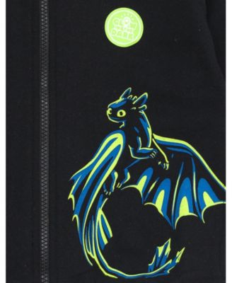 Toddler Boys Toothless Fleece Cosplay Hoodie