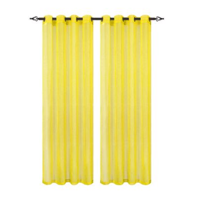 Ultra Luxurious Elegant Sheer Grommet Single Curtain Panel