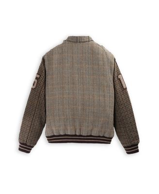 Men's Tweed Varsity Jacket