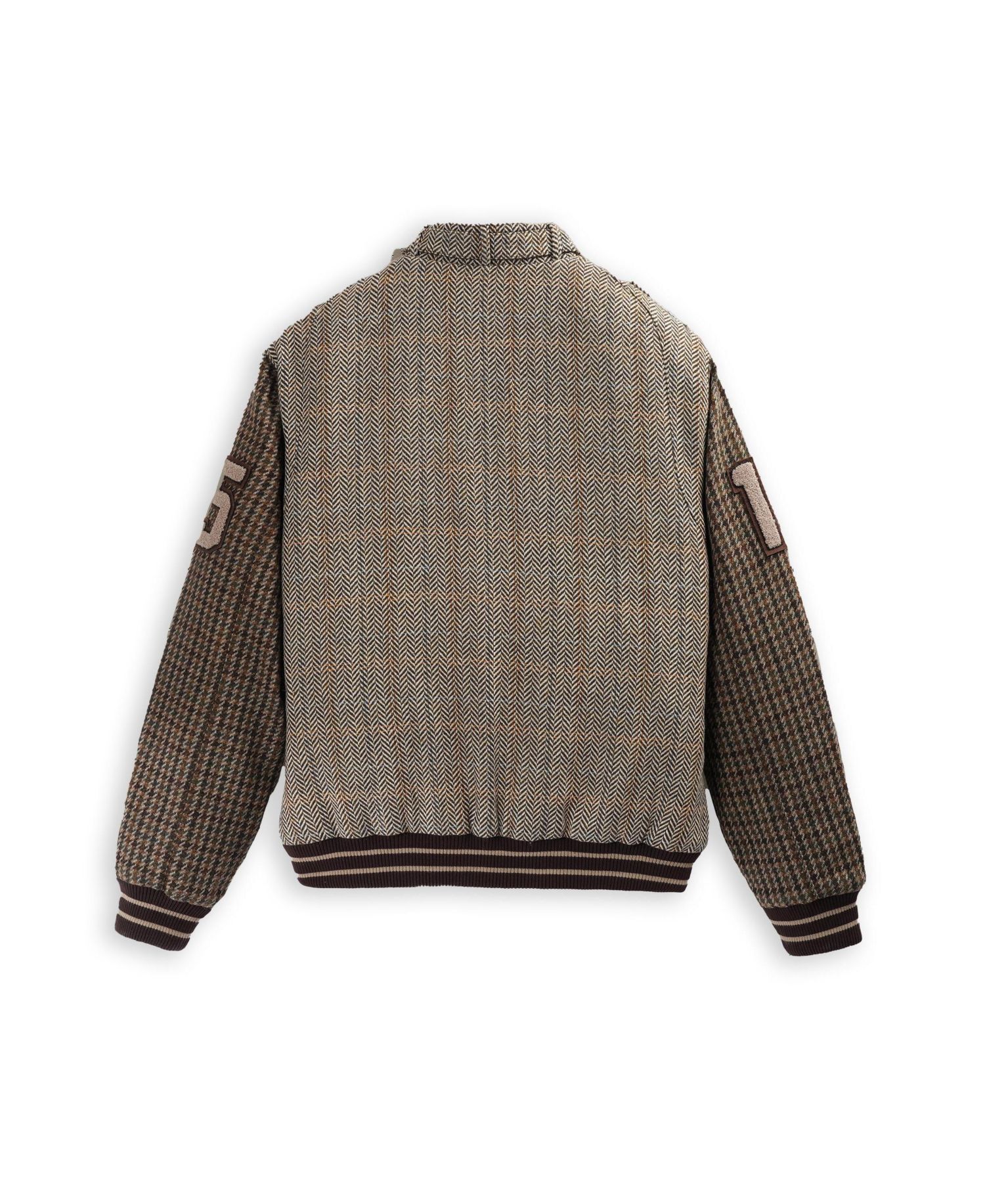 Men's Tweed Varsity Jacket