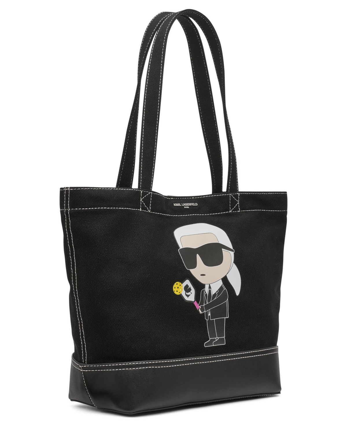 Karl Lagerfeld Cannes Mini Tote Bag In Kl,black