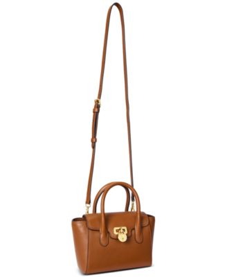 Tanner Small Pebbled Leather Satchel