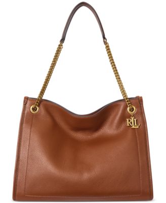 Lauren Ralph Lauren - Pebbled Leather Large Bradley Tote Bag