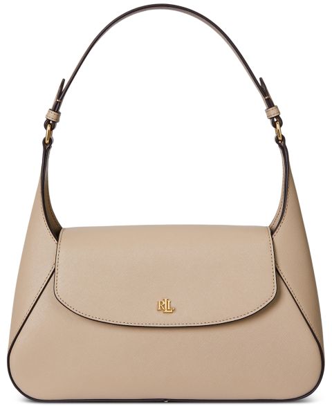 Женская сумка Lauren Ralph Lauren Schylar Small Slim Shoulder, цвет: Берёзовый рыжевато-коричневый