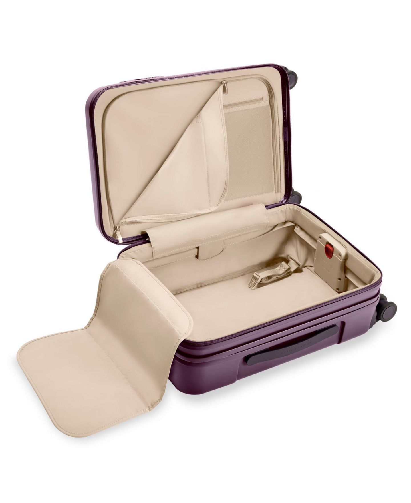 Чемодан Briggs & Riley 22" Sympatico Essential Carry-On Expandable Spinner, цвет: Сливовый — фото 4