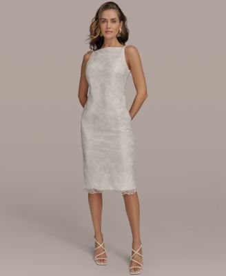 【Donna Karan New York】Floral Sequined Dress 0400018388826_MULTI?wid=600&