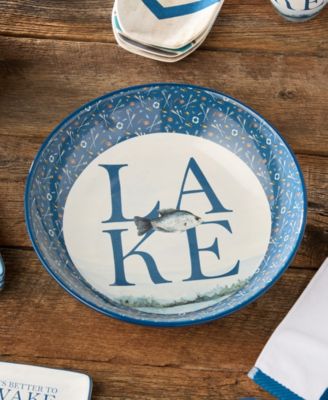 Wake At The Lake Serving Bowl
