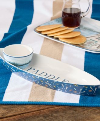 Wake At The Lake 3-D Canoe 2-Piece Chip Dip