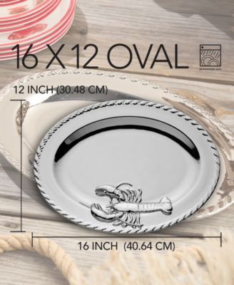 Silver Plated Lobster Oval Platter