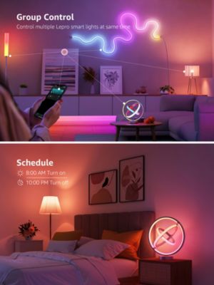 TB1 RGB+IC Addressable Lamp Alexa Google Enabled AI Smart LED Table Lamp
