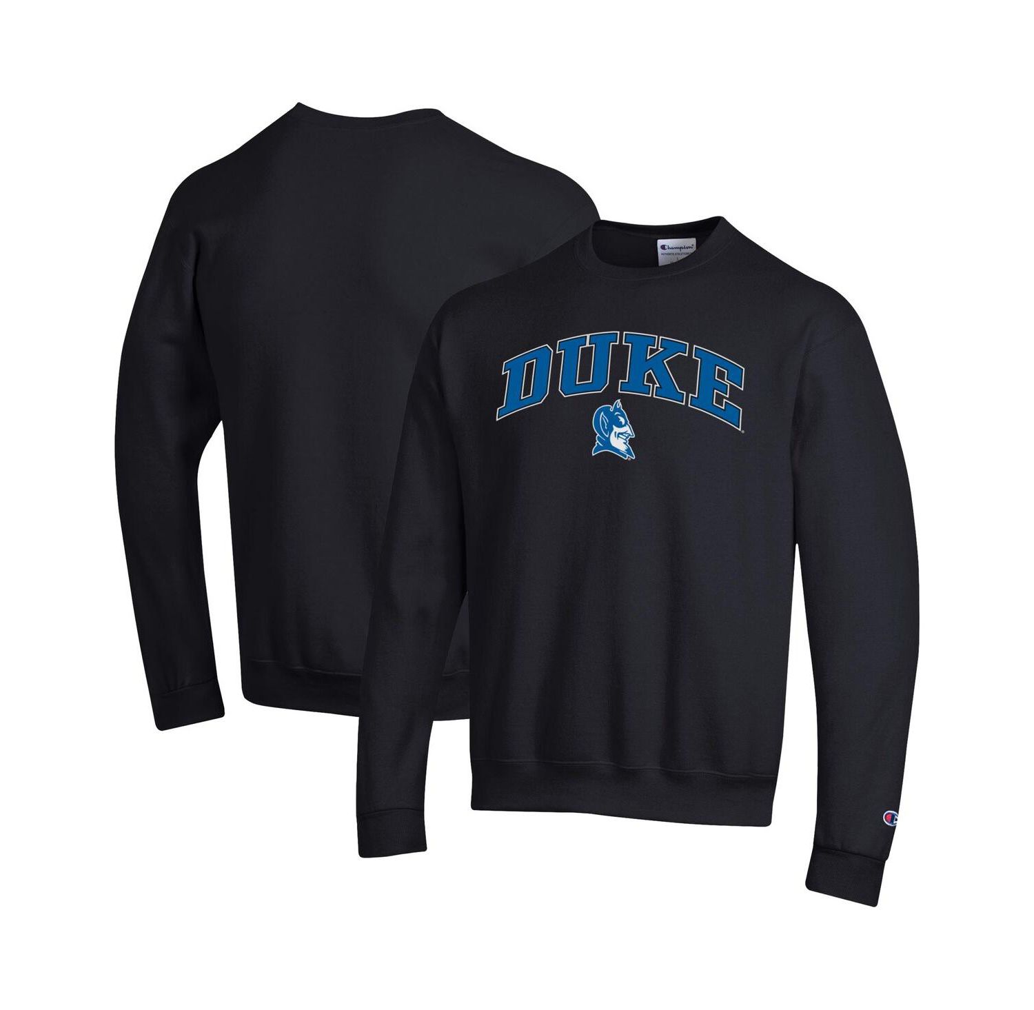 Men's Royal Duke Blue Devils Arch Over Logo Pullover Sweatshirt