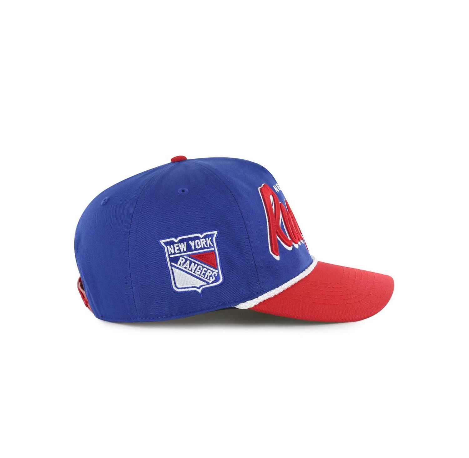 Men's Blue/Red New York Rangers Drop Shadow Rope Hitch Adjustable Hat