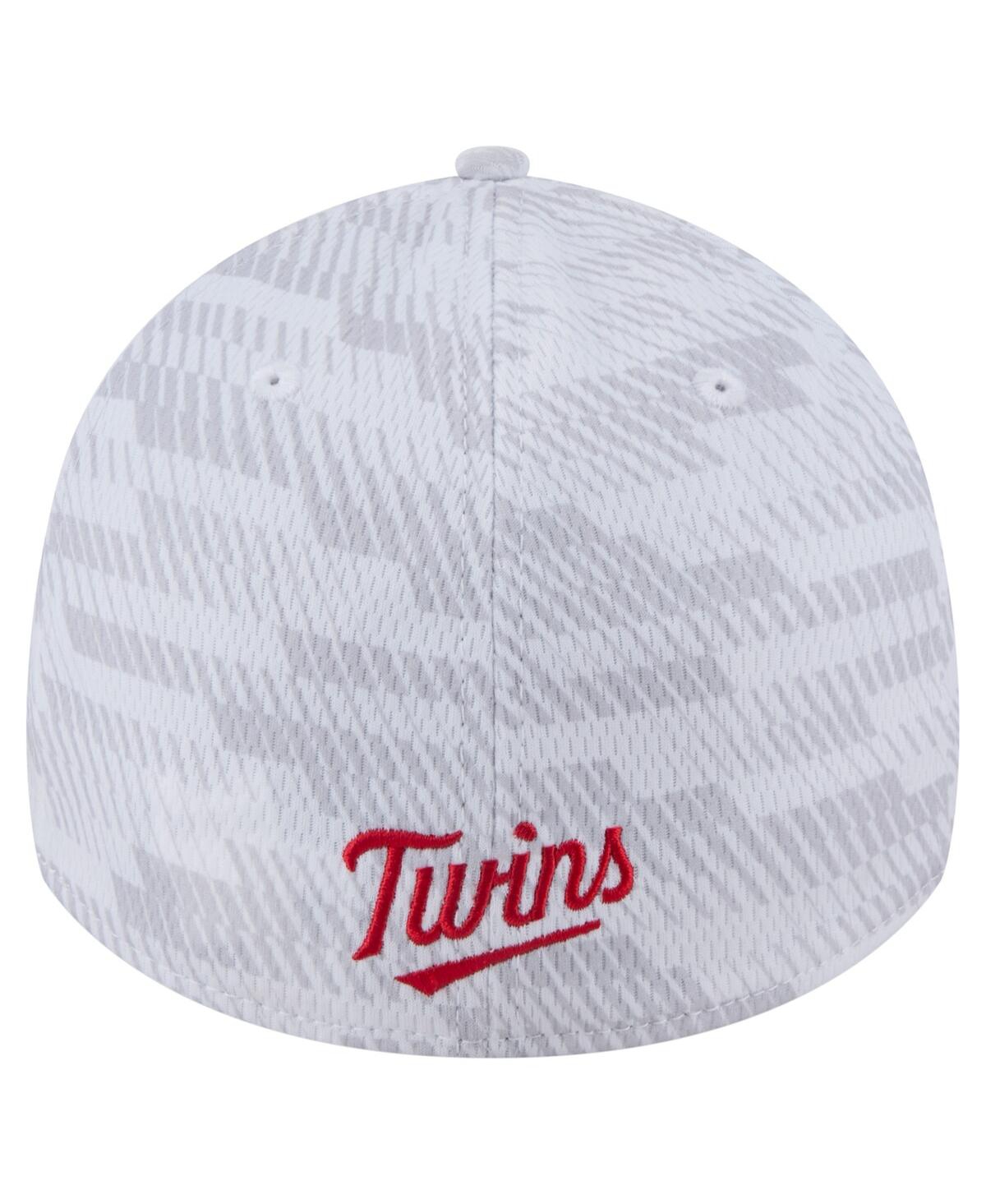 NEW ERA MEN'S WHITE MINNESOTA TWINS GRADED 39THIRTY STRETCH FIT HAT 