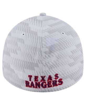 Men's White Texas Rangers Graded 39THIRTY Stretch Fit Hat