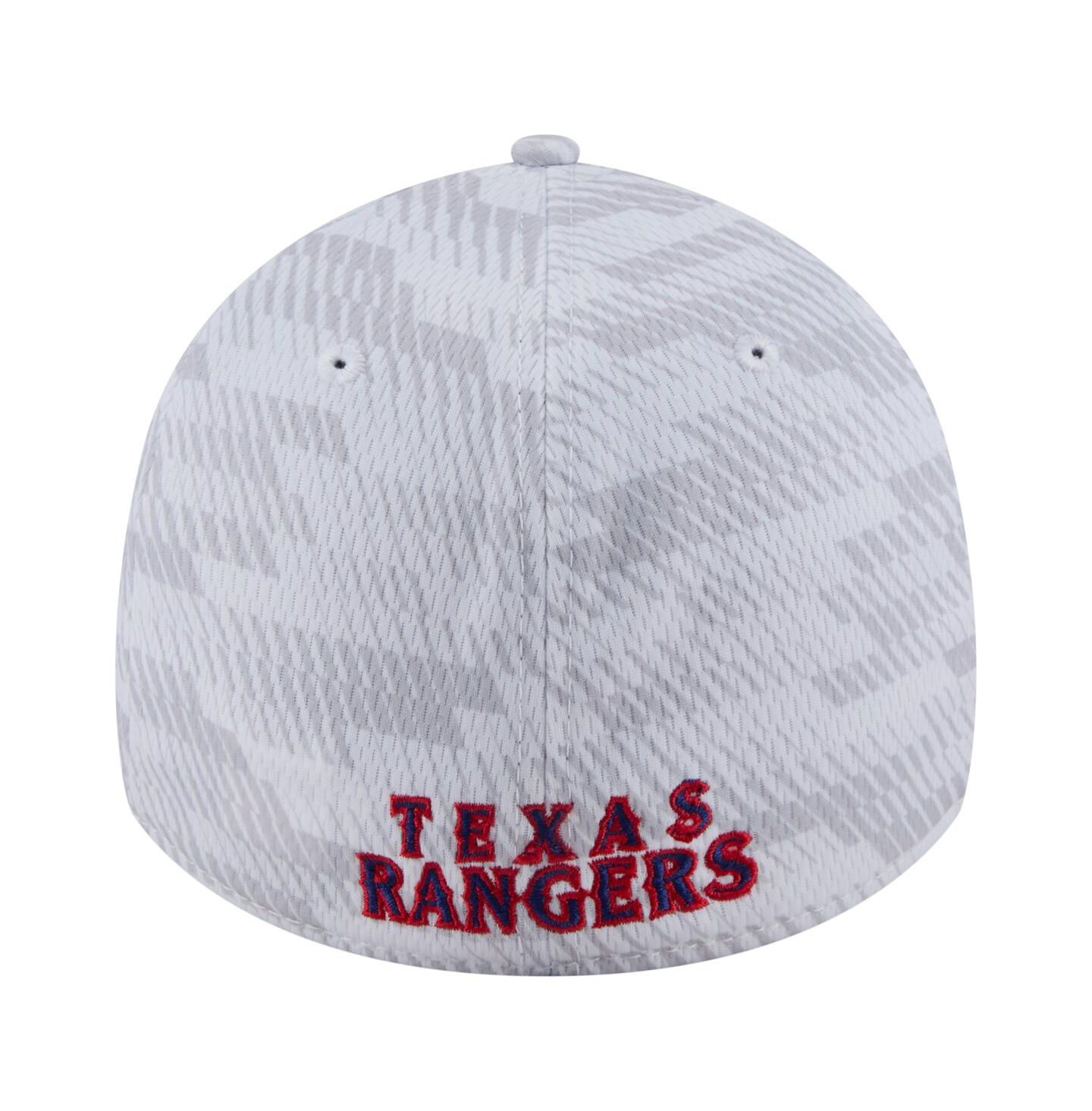 Мужской головной убор New Era White Texas Rangers Graded 39THIRTY Stretch Fit Hat — фото 2