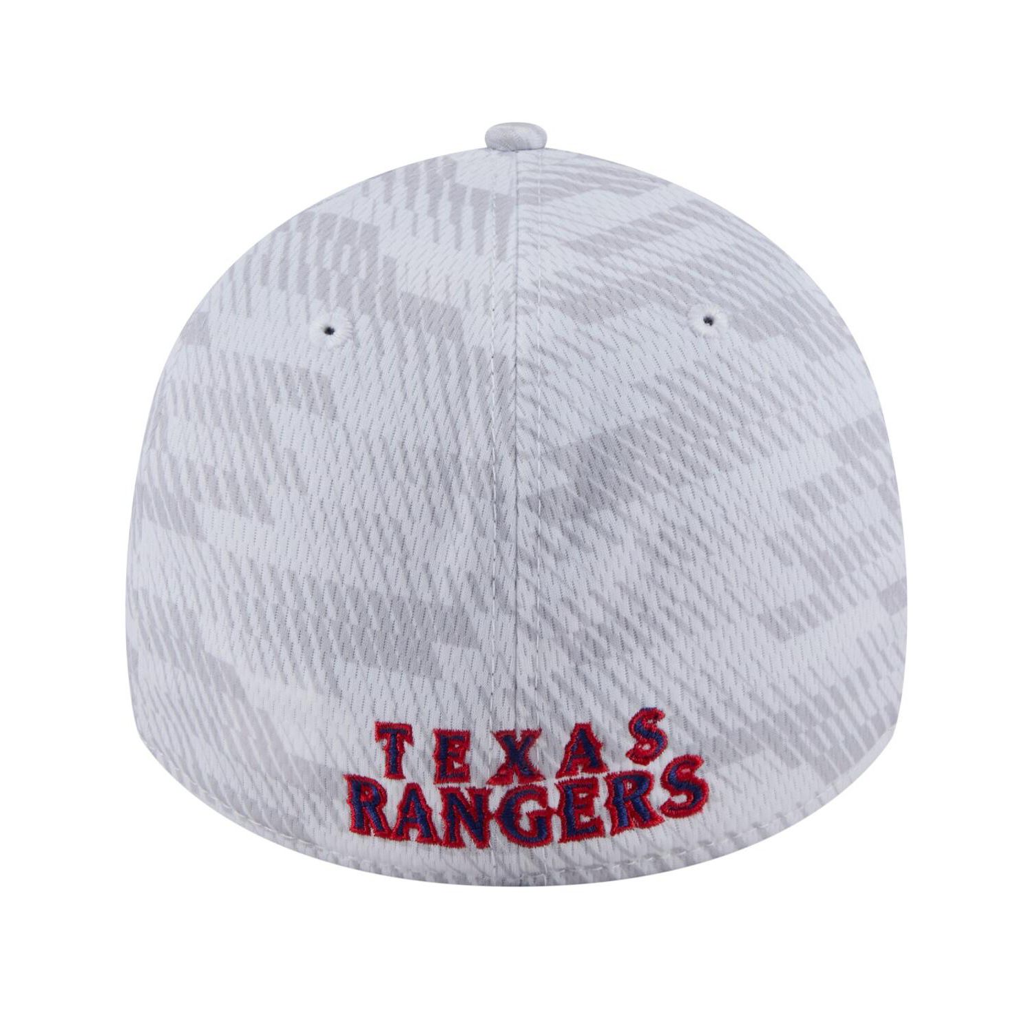 Men's White Texas Rangers Graded 39THIRTY Stretch Fit Hat