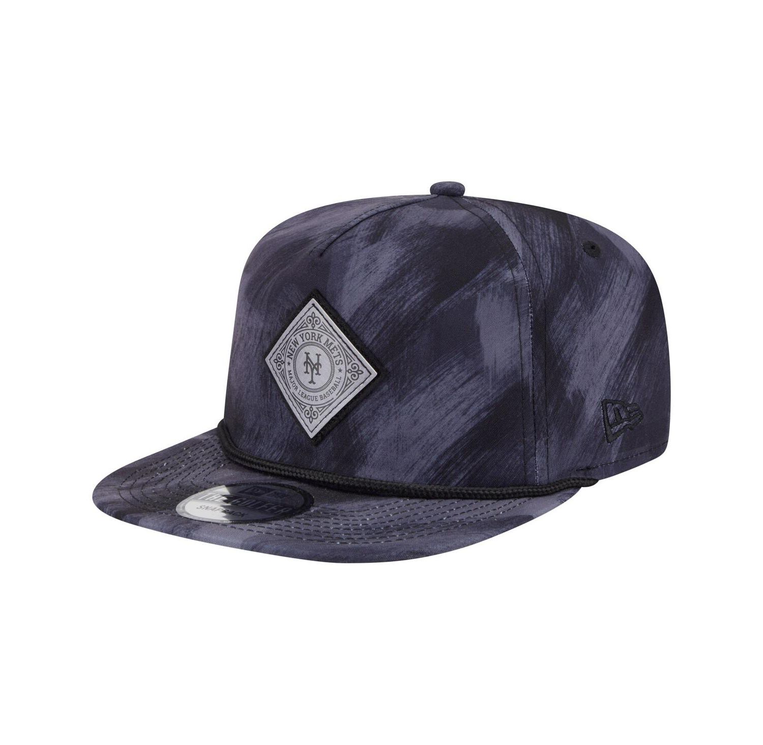 Men's Navy New York Mets Printed Golfer Snapback Hat