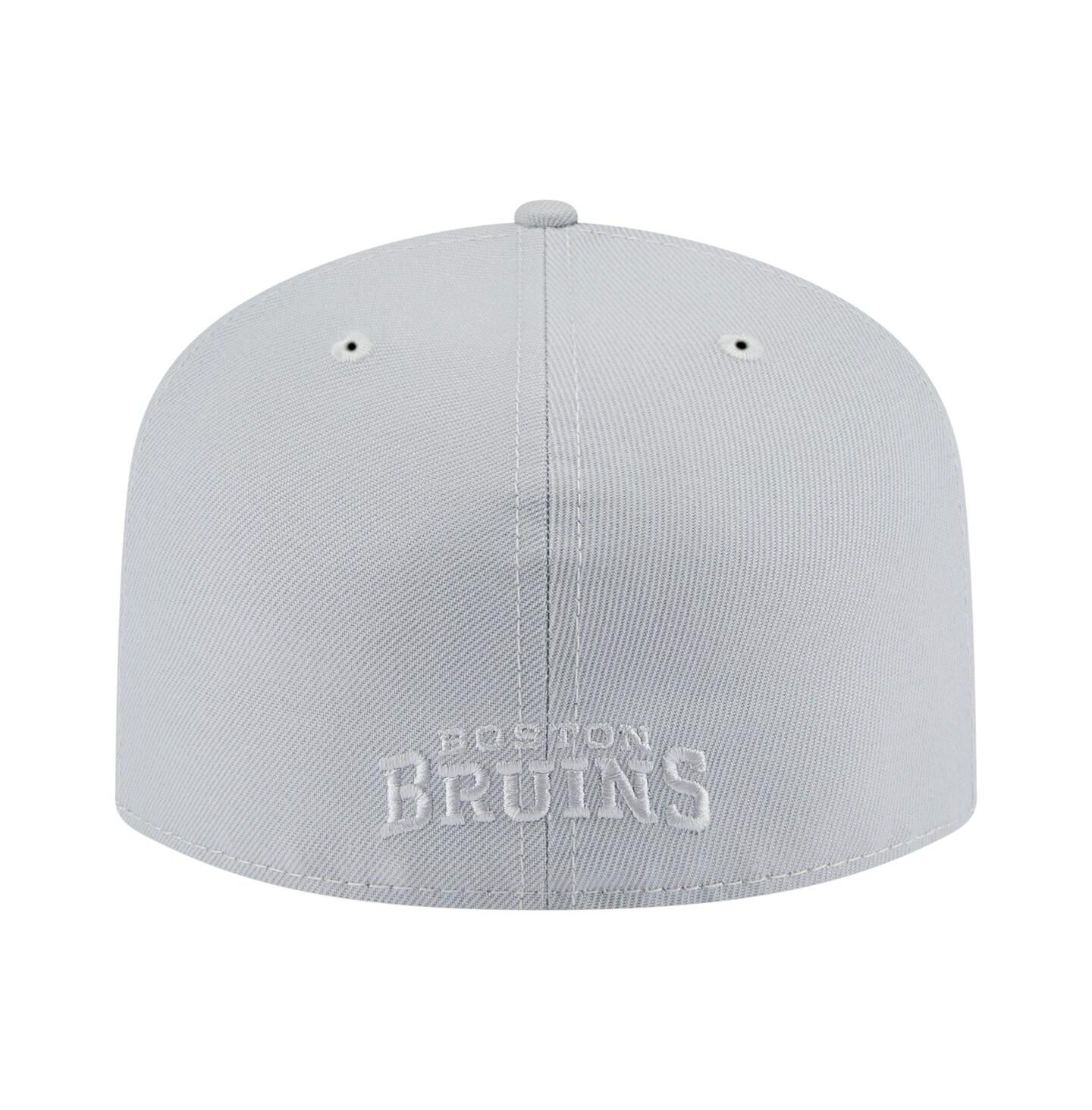 Мужские головные уборы New Era Gray Boston Bruins Color Pack A-Frame 59FIFTY Fitted Hat — фото 3