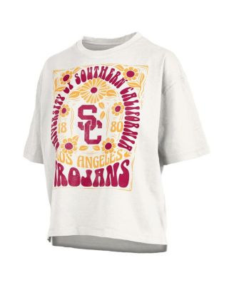 Women's&nbsp;White USC Trojans Harmony Oversized T-Shirt