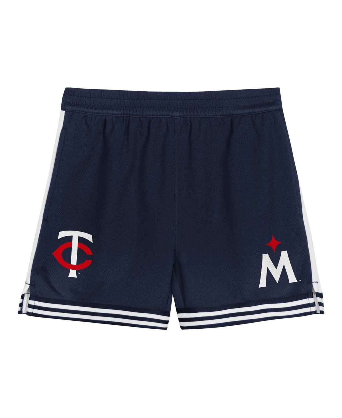 Outerstuff Preschool 2-piece Red Minnesota Twins Hitter Infielder Set In Red