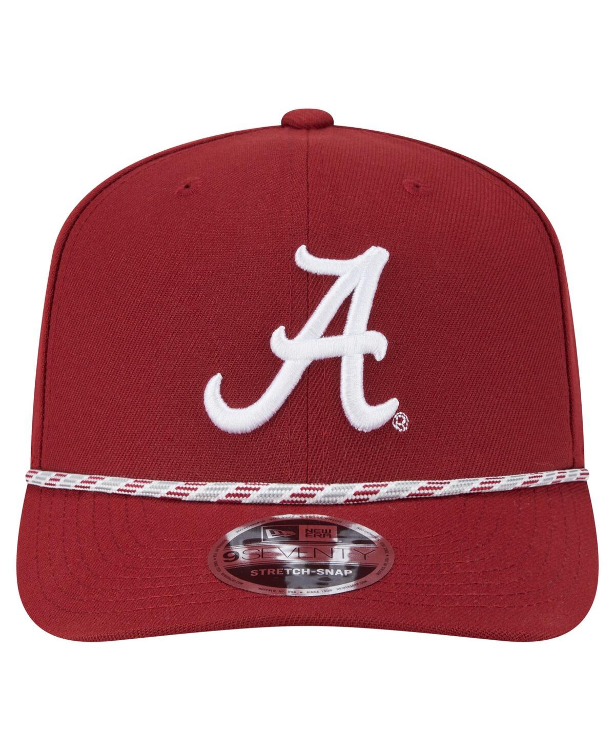 NEW ERA MEN'S CRIMSON ALABAMA CRIMSON TIDE GAME DAY MULTI-ROPE 9SEVENTY STRETCH-SNAP HAT 
