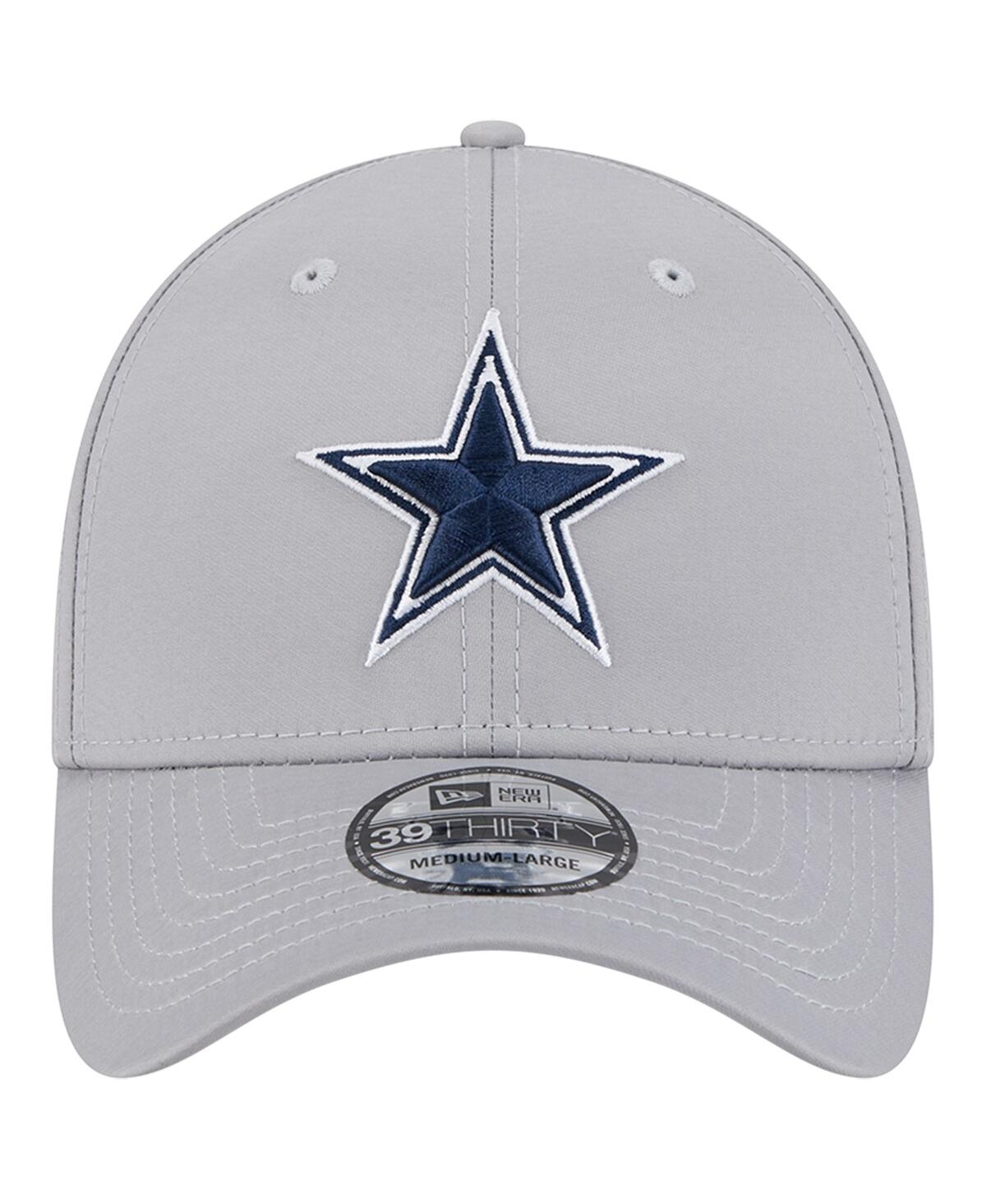 Shop New Era Men's Gray Dallas Cowboys Active 39thirty Flex Hat