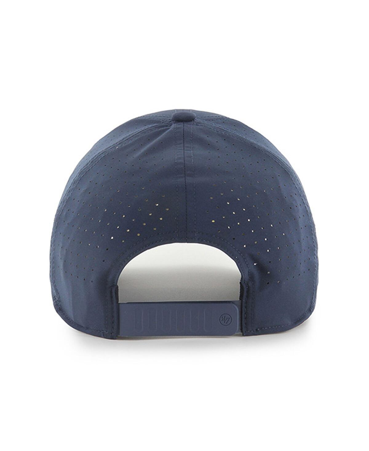 47 Brand Men's Navy Michigan Wolverines Forward Vent Mvp Adjustable Hat In Navy