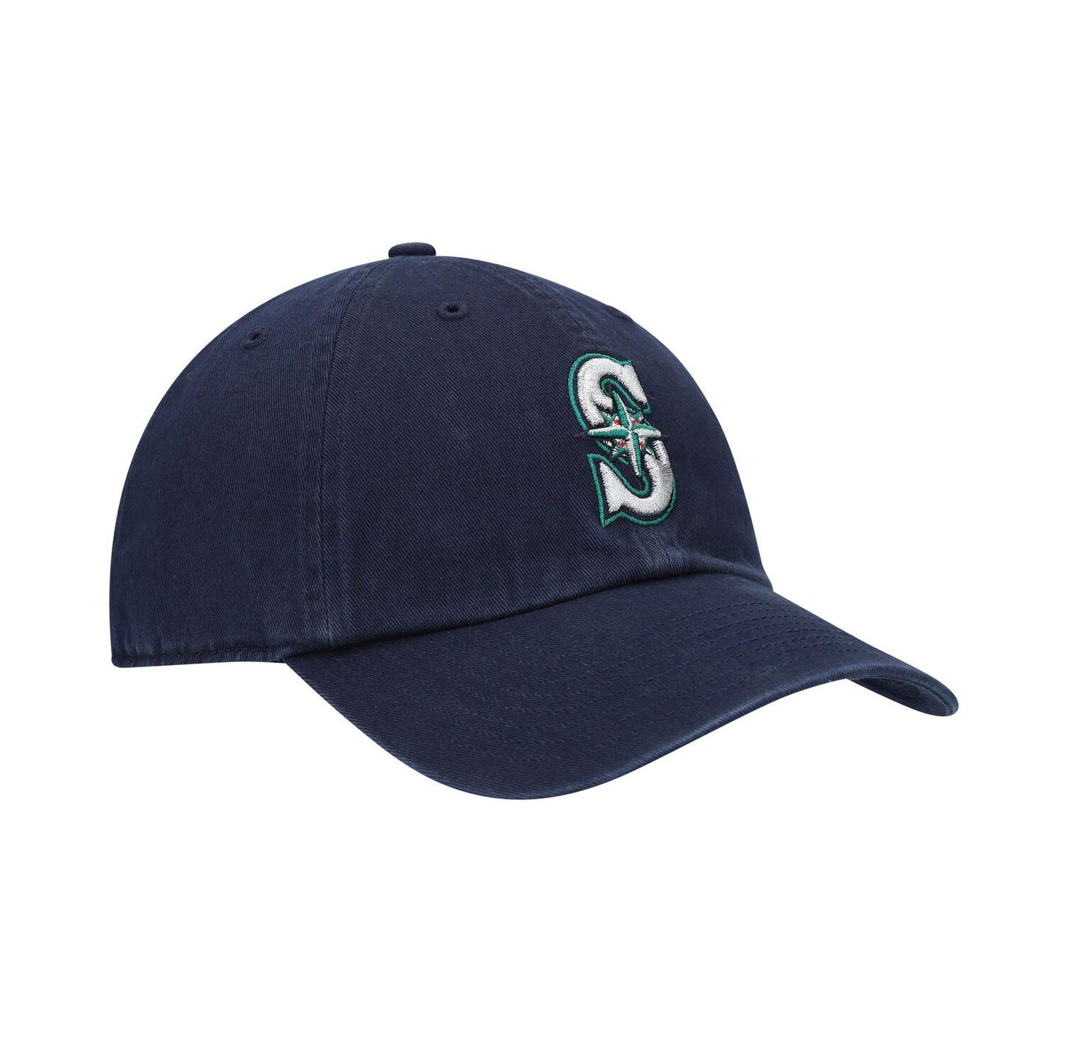 Men's Navy Seattle Mariners Clean Up Adjustable Hat