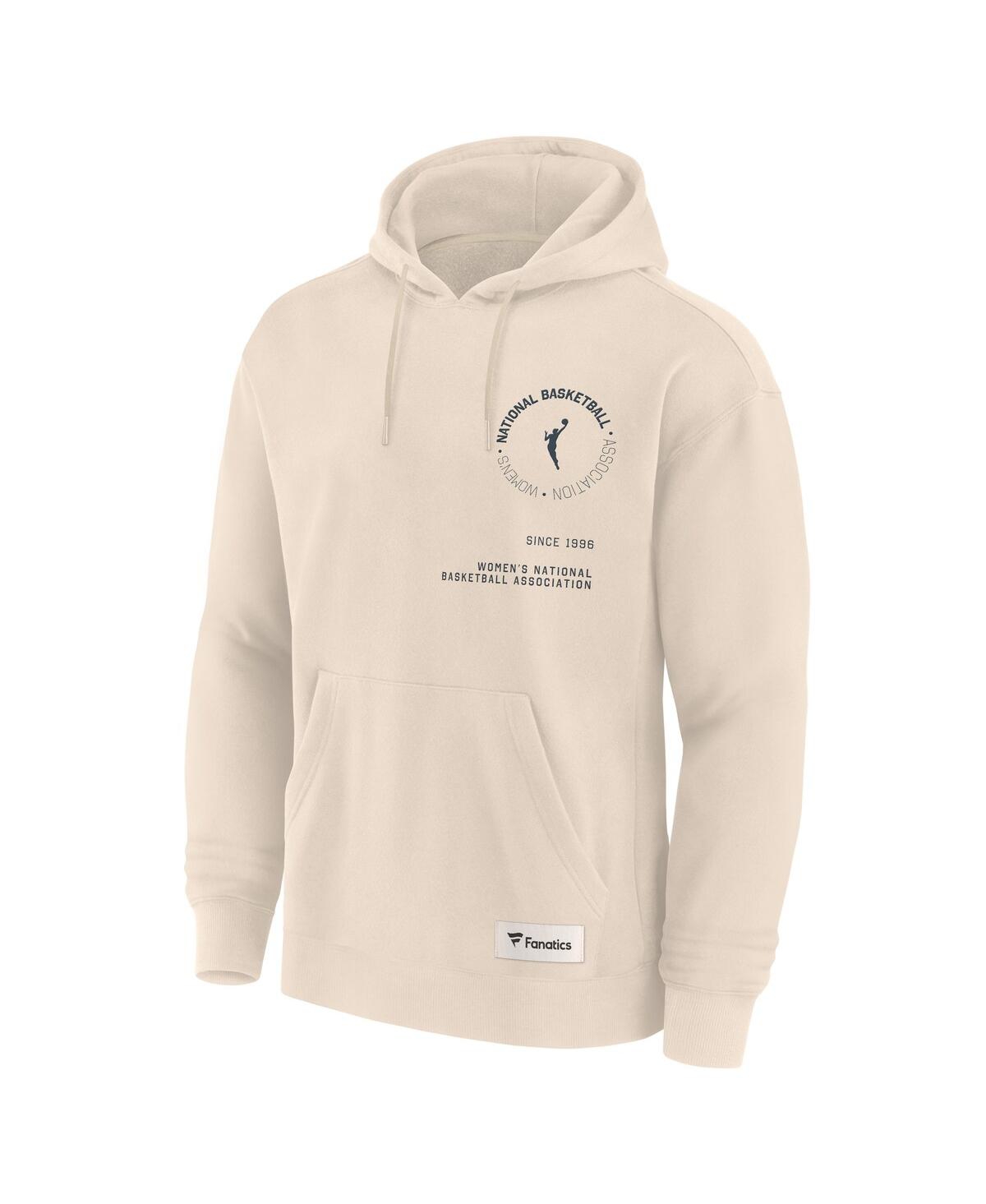 Fanatics Men's Cream Wnba Elements Future Ground Info Pullover Hoodie In Cream