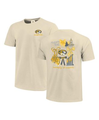 Comfort Colors - Women's  Cream Missouri Tigers Coquette T-Shirt
