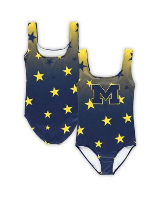 ZooZatz - Youth Navy Michigan Wolverines Dance Leotard