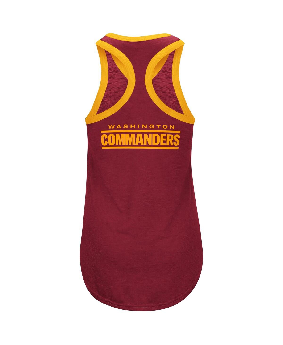 Shop G-iii 4her By Carl Banks Women's Burgundy Washington Commanders Tater Tank Top