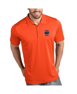 Men's Orange Florida Gators Antigua Tribute Polo Shirt