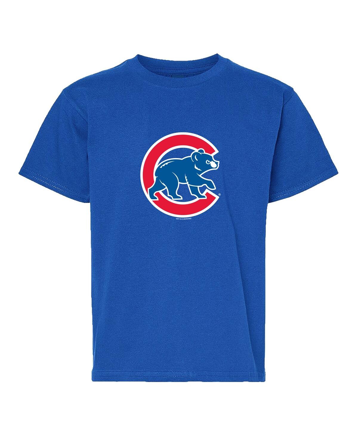Soft As A Grape Big Boys And Girls Royal/gray Chicago Cubs T-shirt, Set Of 2 In Blue