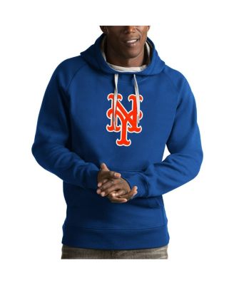 Antigua - Men's Royal New York Mets Victory Pullover Hoodie