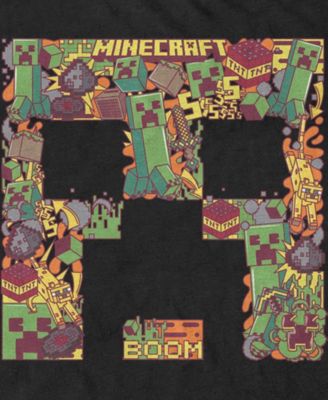 Men's Creeper Face Collage Short Sleeve T-Shirt