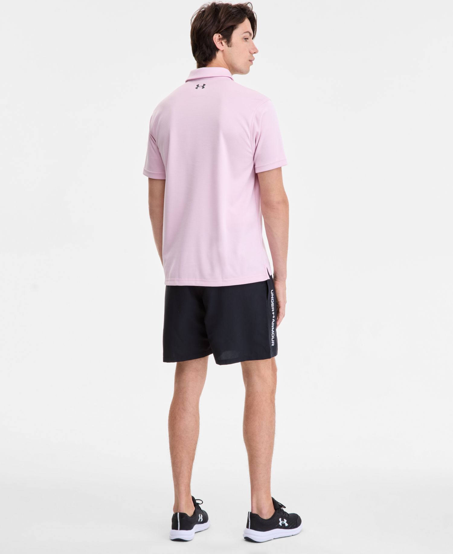 Tech Polo Shirt, Woven Shorts & Sneakers
