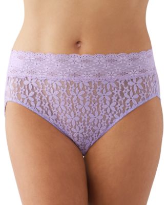 Wacoal - Halo Sheer Lace Hi Cut Brief 870305
