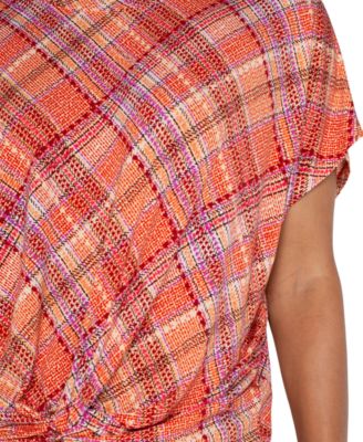 Liverpool Los Angels Petite Twisted Crewneck Top