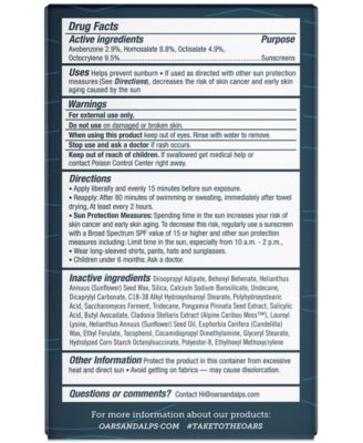 Matte Sunscreen Face Stick SPF 50, 0.53 oz.