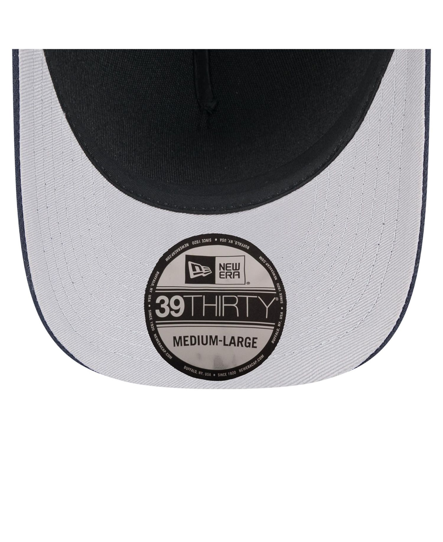 Men's Black/Navy Dallas Cowboys 2025 NFL Draft 39THIRTY Flex Hat