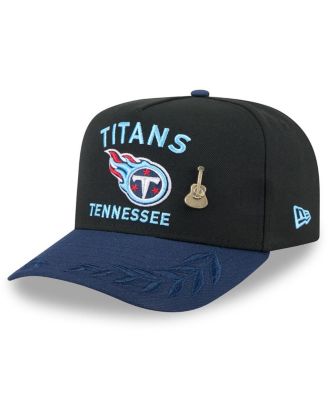 New Era - Men's Black/Navy Tennessee Titans 2025 NFL Draft On Stage A-Frame 59FIFTY Fitted Hat