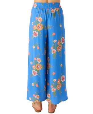 Juniors' Tamara Rio Floral-Print Woven Pants