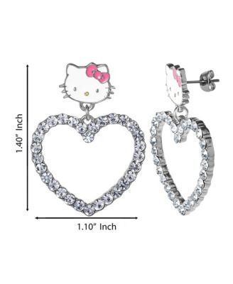 Sanrio Heart Dangle Drop Earrings