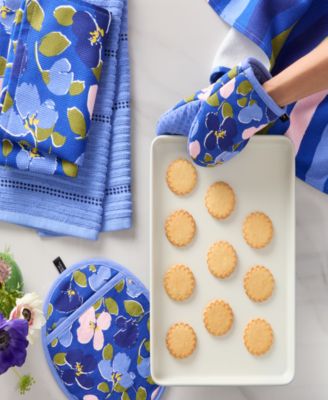 Painterly Bouquet Cotton Kitchen Towel Set, 17" x 28"