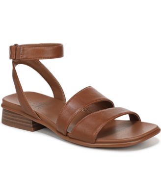 Women's Effie Square Toe Block Heel Flat Sandals