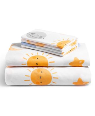 4 PC Full Sheet Set Soft Microfiber, Wrinkle-Free, Machine Washable, Toddler Bedding for Girls, Boys, Teens