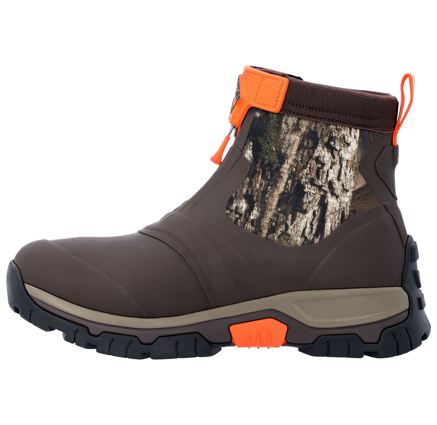 Мужские ботинки MUCK Mossy Oak Breakup Country Apex Mid Zip Ankle Boot, цвет: Коричневый — фото 3