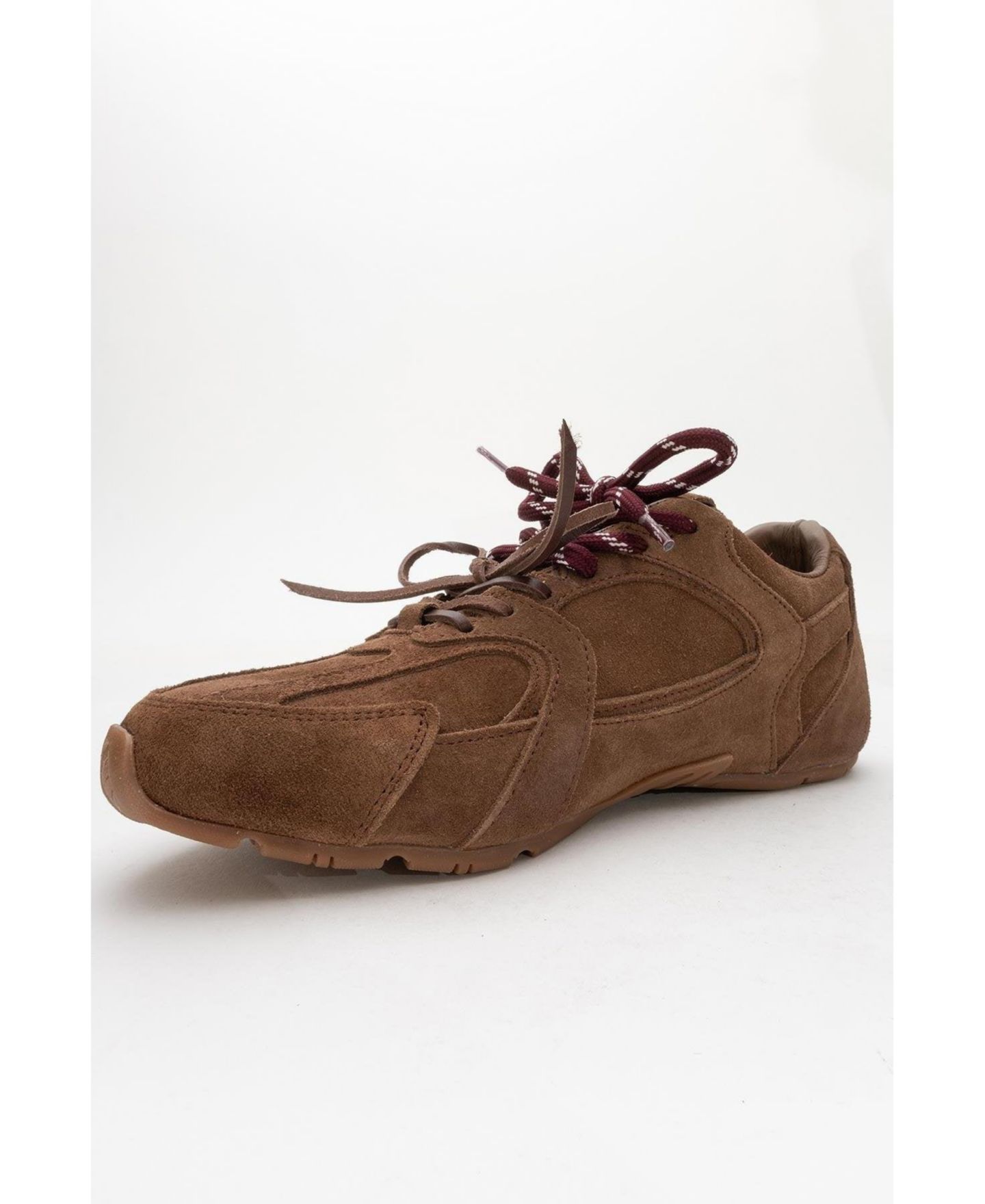 Женские кроссовки Forever & Always Shoes Selena Suede Leather Sneakers (Women), цвет: Коричневый замшевый кожаный — фото 5