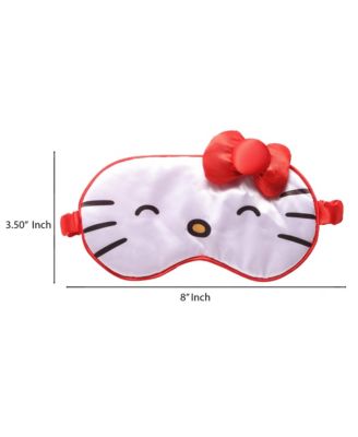 Sleep Mask Official License, Satin Eye Mask for Sleeping with 3D Bow, Sanrio Gifts